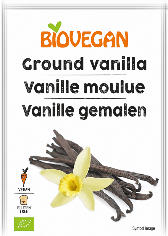 Biovegan Vanille bourbon sans lactose et sans gluten bio 5g